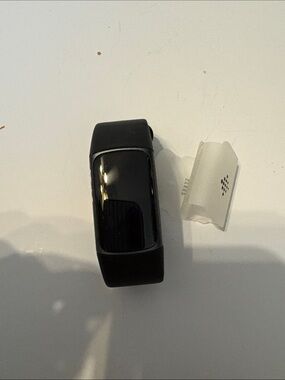 fitbit Black Smart Fitness Band with Silicone Strap